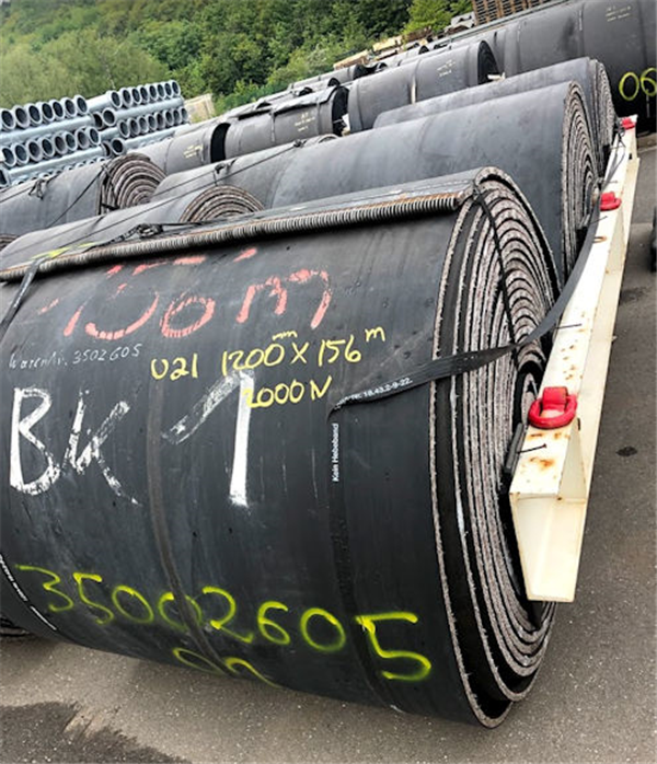 Lot Of Used Fenner Dunlop Conveyor Belting, 1200mm W X 9411m L (approx. 47" W X 31,069.4' L))